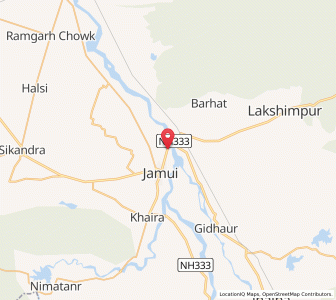 Map of Khairwa, Bihar