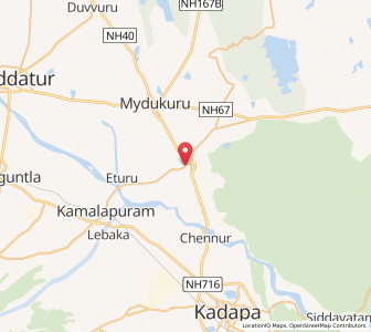 Map of Khajipeta, Andhra Pradesh