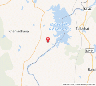 Map of Khajra, Madhya Pradesh