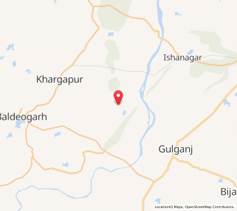 Map of Khajrar, Madhya Pradesh