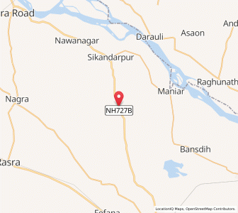 Map of Khajuri, Uttar Pradesh
