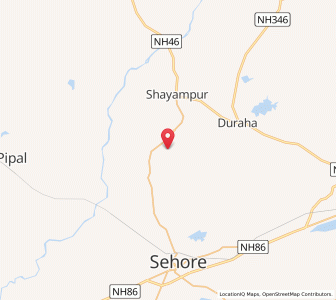 Map of Khajuria Kalan, Madhya Pradesh