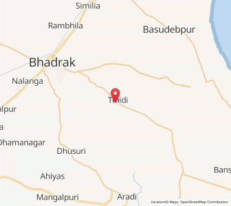 Map of Khaki Hat, Odisha
