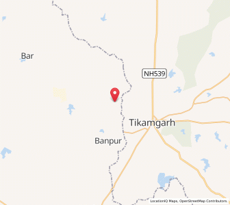 Map of Khakron, Uttar Pradesh