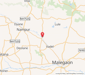 Map of Khakurdi, Maharashtra