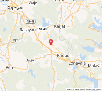Map of Khalapur, Maharashtra