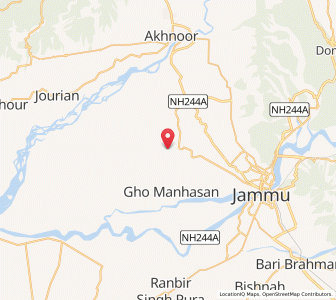 Map of Khalase Chak, Kashmir