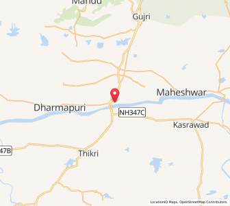 Map of Khalghat, Madhya Pradesh