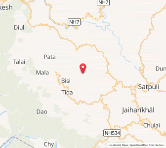Map of Khamana, Uttarakhand