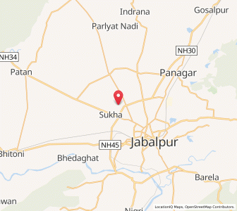 Map of Khamaria, Madhya Pradesh