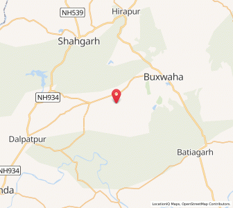 Map of Khamariya, Madhya Pradesh
