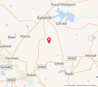 Map of Khamaswari, Maharashtra