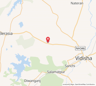 Map of Khamkhera, Madhya Pradesh