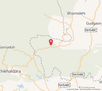 Map of Khamla, Maharashtra