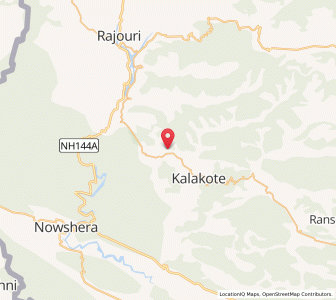 Map of Khan Gala, Kashmir