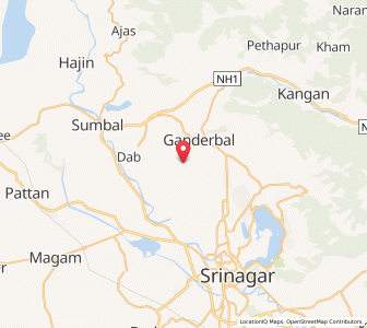 Map of Khan, Kashmir