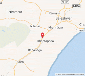 Map of Khanatapada, Odisha