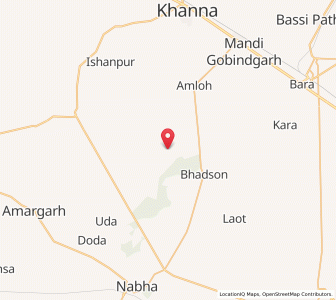 Map of Khanaura, Punjab