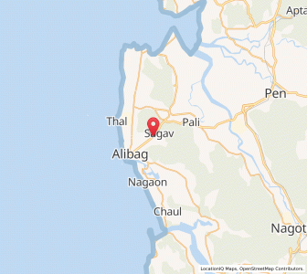 Map of Khandale, Maharashtra