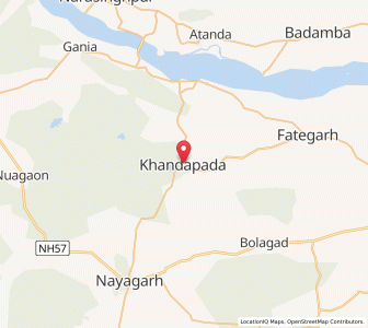 Map of Khandpara, Odisha