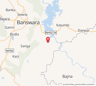 Map of Khandu, Rajasthan