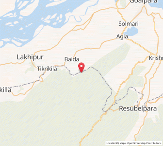 Map of Khangrapara, Assam
