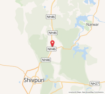 Map of Khankar, Madhya Pradesh
