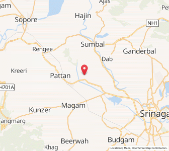 Map of Khanpeth, Kashmir