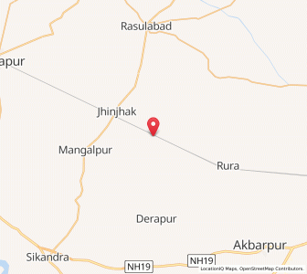 Map of Khanpur Chain, Uttar Pradesh
