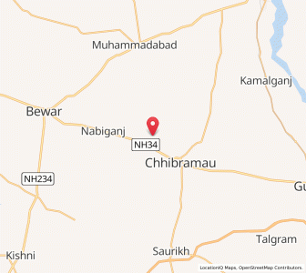 Map of Khanpur Kurmi, Uttar Pradesh