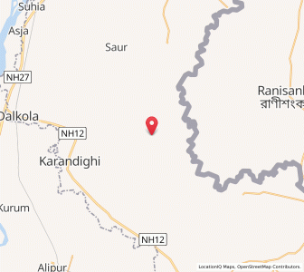 Map of Khanta, West Bengal