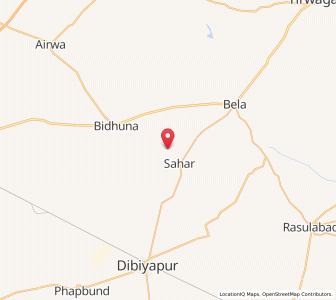 Map of Kharagapur, Uttar Pradesh