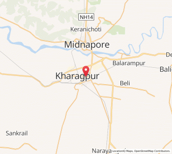 Map of Kharagpur, Bihar