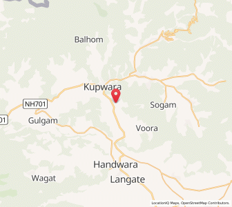 Map of Kharagund, Kashmir