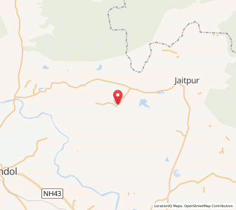 Map of Kharaini, Madhya Pradesh