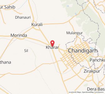 Map of Kharar, Punjab
