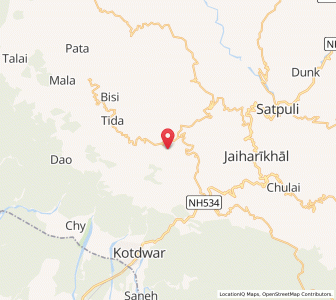 Map of Kharasu, Uttarakhand
