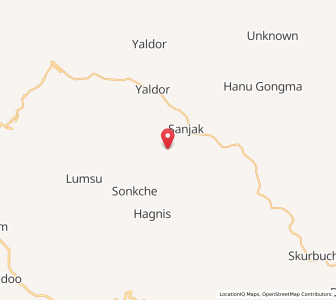 Map of Kharbudu, Kashmir