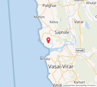 Map of Khardipada, Maharashtra