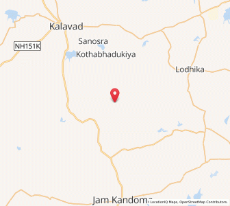 Map of Khareri, Gujarat