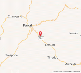 Map of Khargok, Kashmir