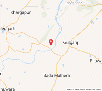 Map of Kharila, Madhya Pradesh