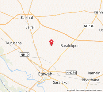 Map of Kharkauli, Uttar Pradesh