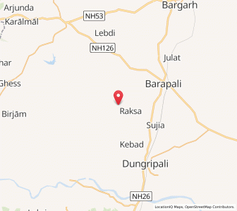 Map of Kharmunda, Odisha