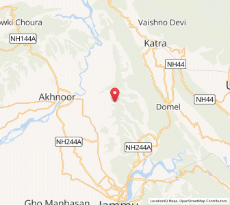 Map of Kharota, Kashmir