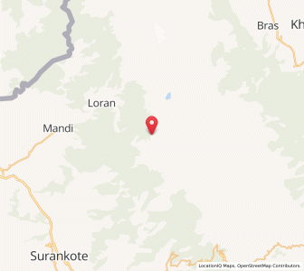 Map of Kharpa, Kashmir