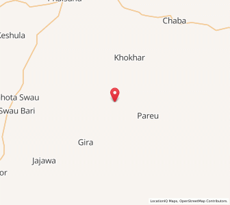 Map of Kharra, Rajasthan