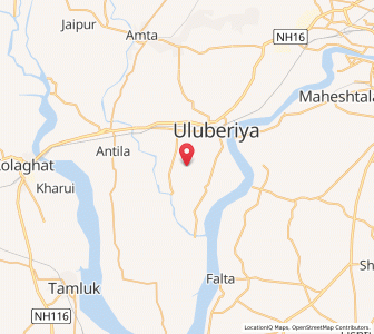 Map of Khasmahal, West Bengal
