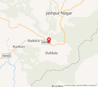 Map of Khatanga, Chhattisgarh