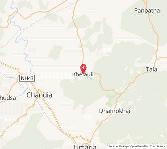 Map of Khatauli, Madhya Pradesh